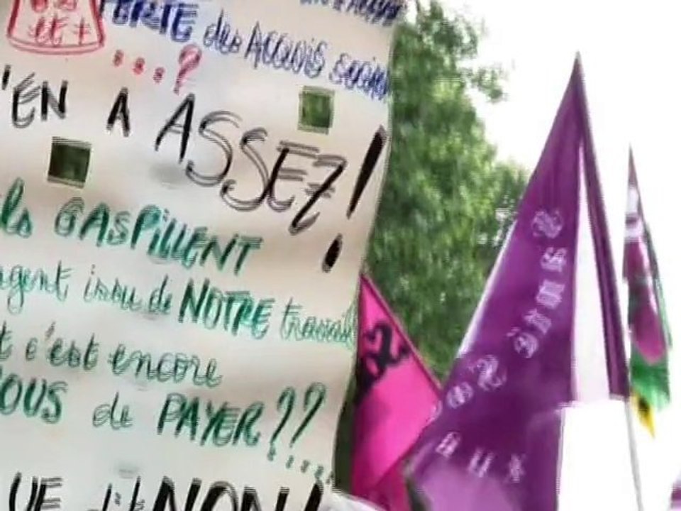 Manifestation contre les réformes de la retraite, 27 mai