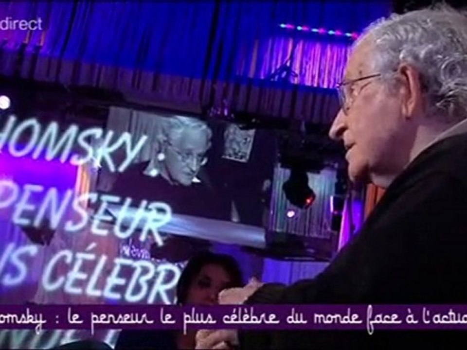 EXCLUSIF : NOAM CHOMSKY DENONCE LA BARBARIE D' ISRAEL
