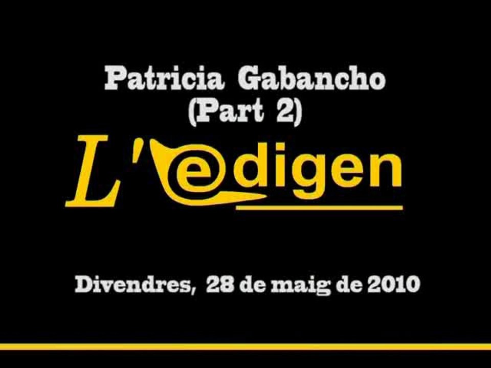 Patricia Gabancho. Part 2.
