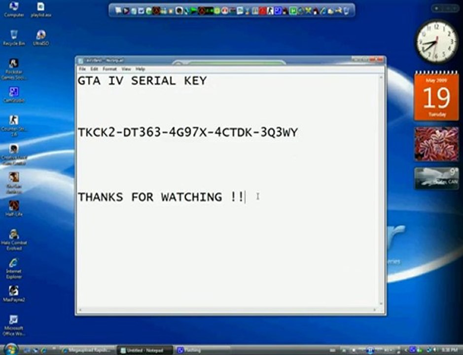 GTA IV SERIAL KEY FOR FREE