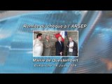 Ams 56 Sclérose en plaques 2009 Remise du chèque ARSEP