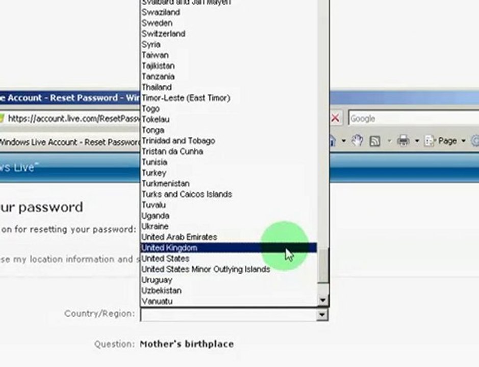 Forgot my MSN password. Forgot your MSN password?