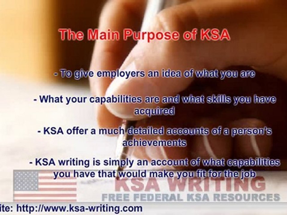 KSA Writing 101