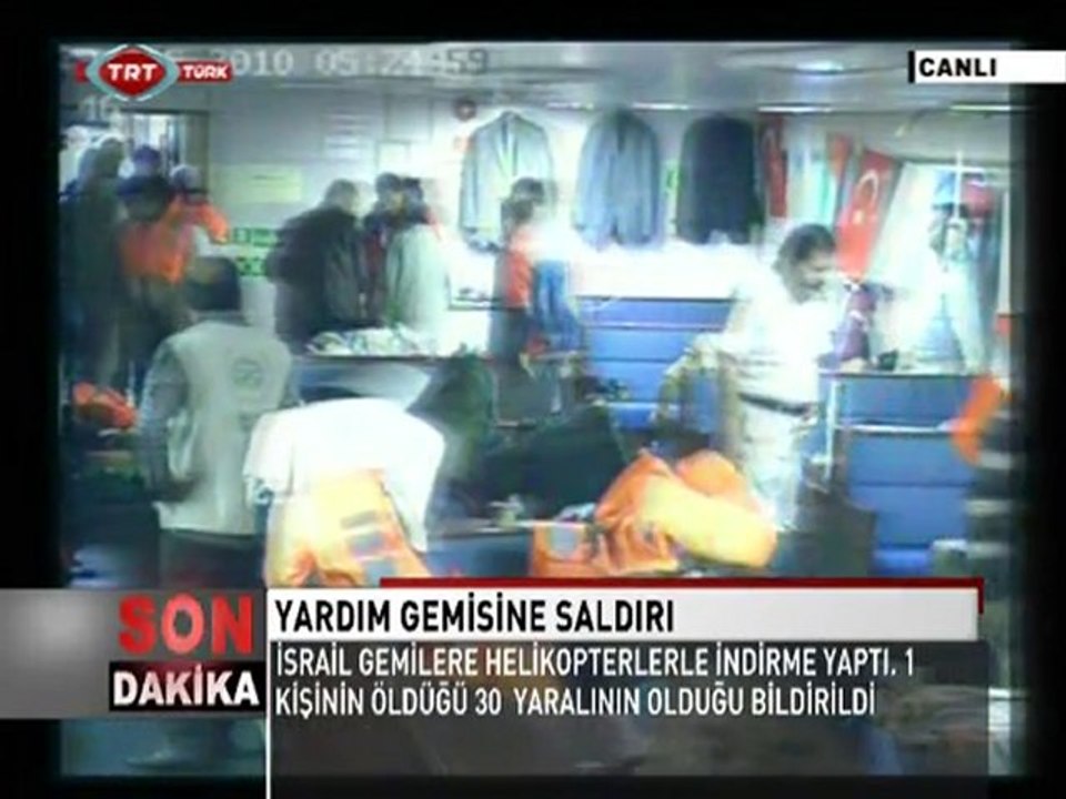 Attaque contre la Flotte de la paix (TV TURQUE)