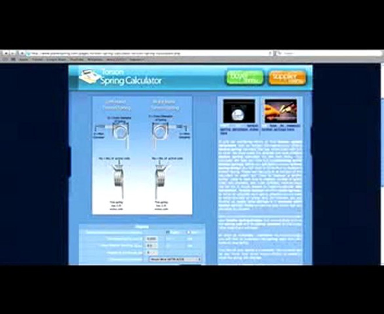 Torsion Spring Calculator Online Video Dailymotion