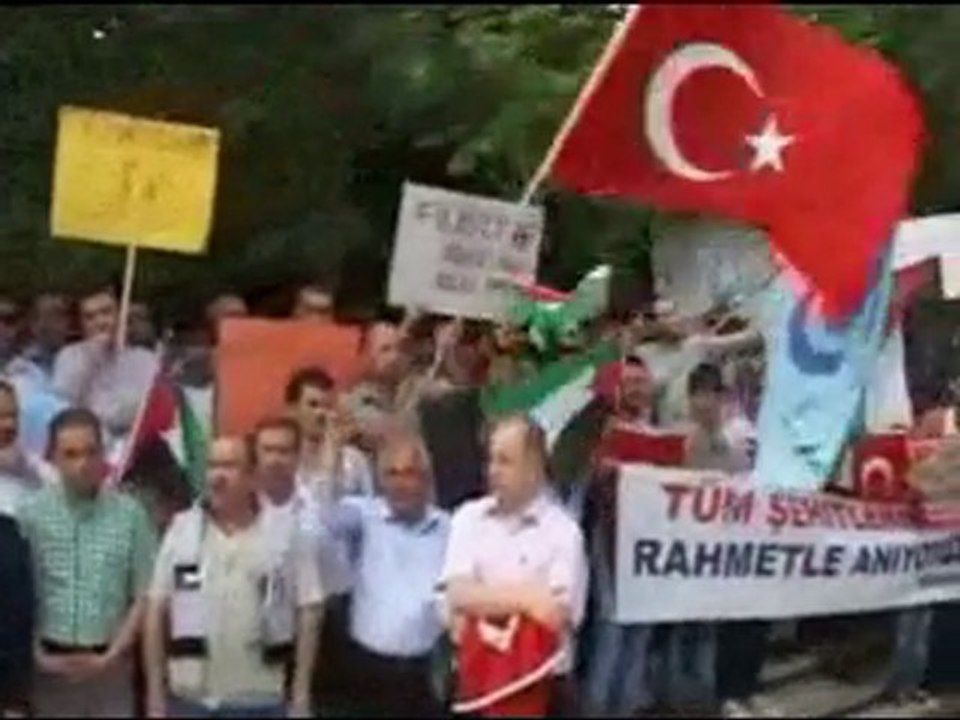 Çankırı "Katil İsrail'i Protesto"