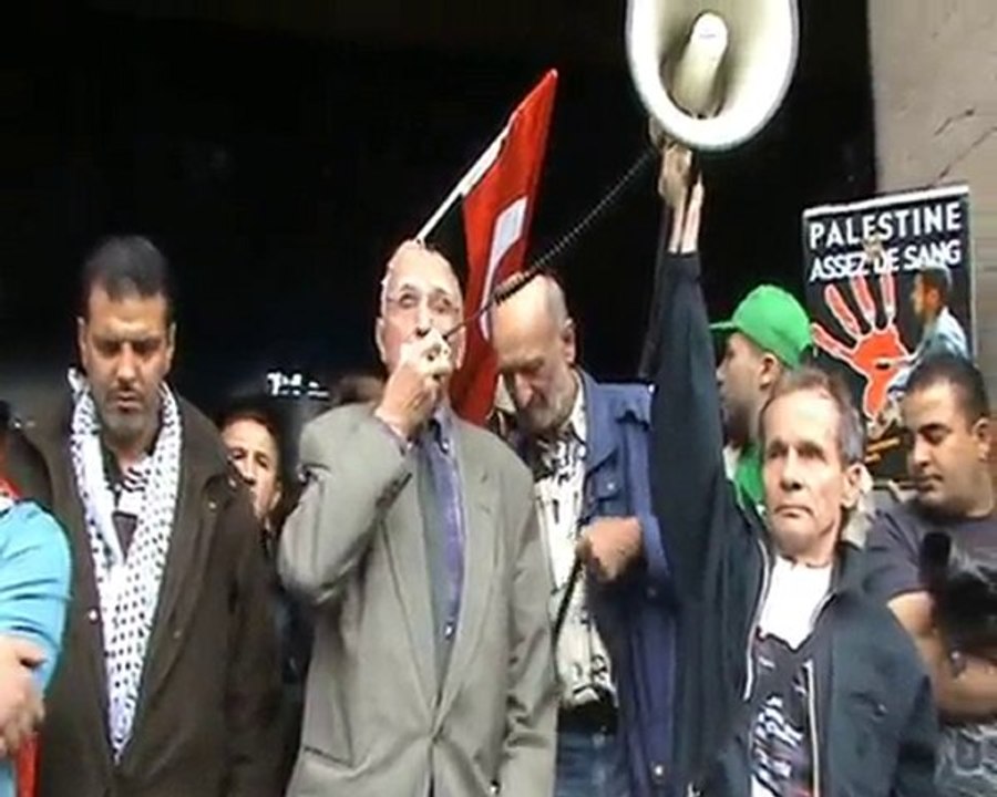 Rassemblement pour Gaza ... Lyon 31 mai 2010..3