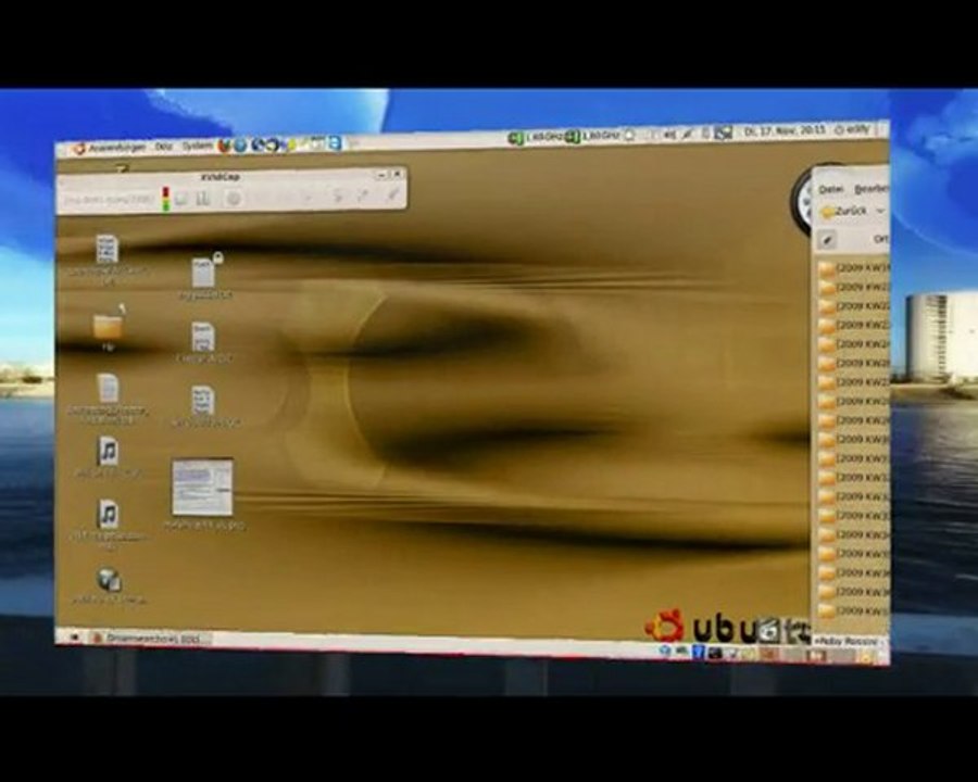 Ubuntu Linux 9.10 3D - Desktop