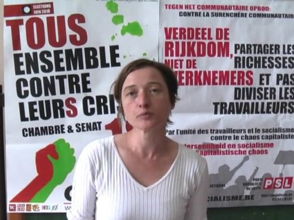 Front des Gauches : Anja Deschoemaker, tête de liste BHV