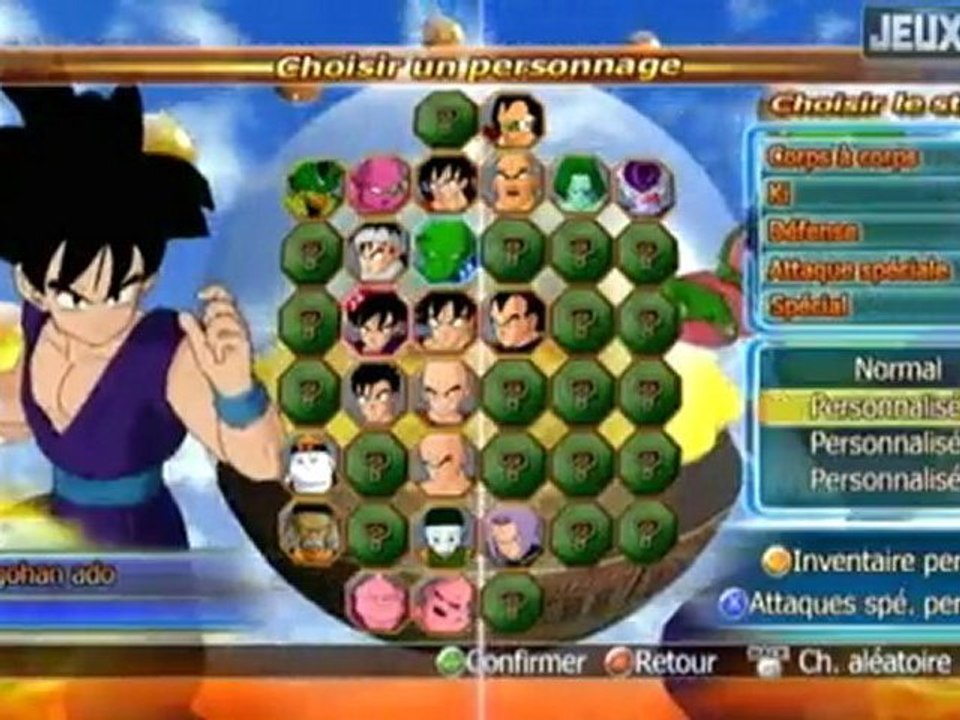 test sur dragon-ball-raging-blast