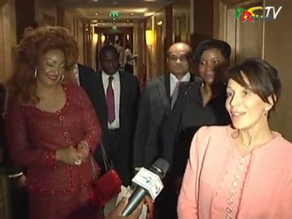 audience Mme Chantal Biya nice Sommet France Afrique