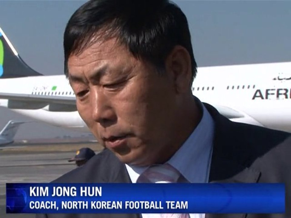 World Cup 2010: North Korean squad lands in South Africa