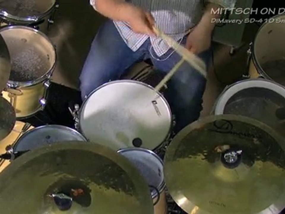 "Mittsch on Drums" DIMAVERY SD-410 Snare Drum + Play along