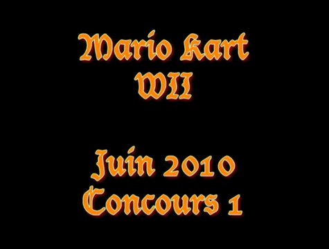 Mario Kart WII - Concours de Juin 2010 n° 1