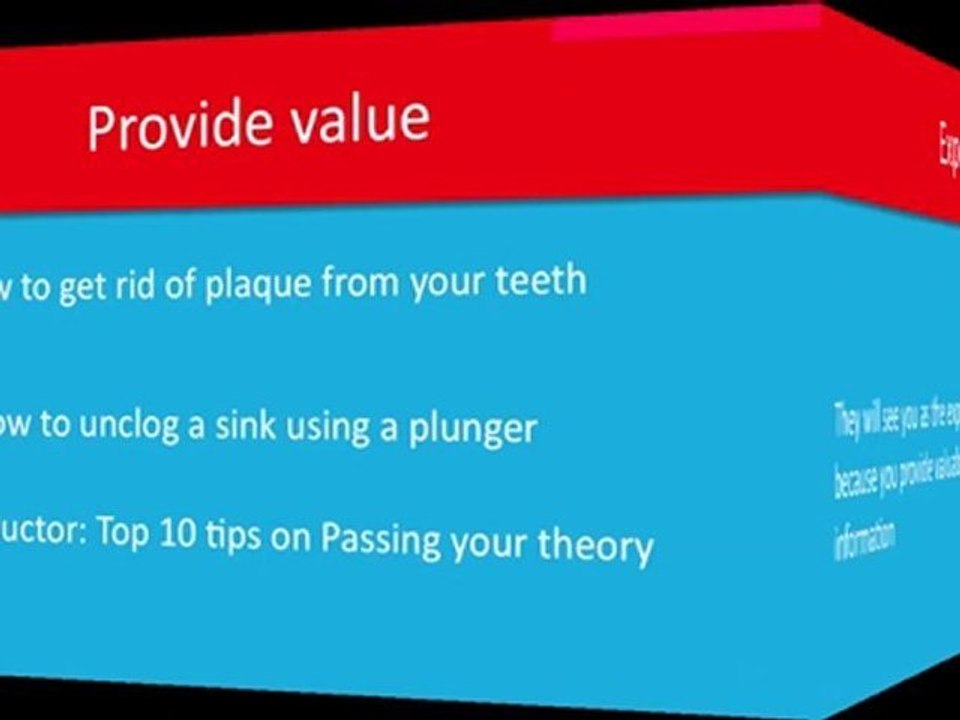 Marketing for Small Business - Two components of a highly e