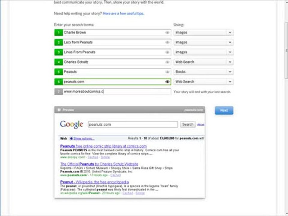 How To Create a Video Using YouTube Search Stories