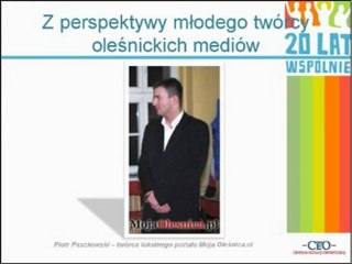 "2O lat wspólnie"  Oleśnica 1990-2010 część 2