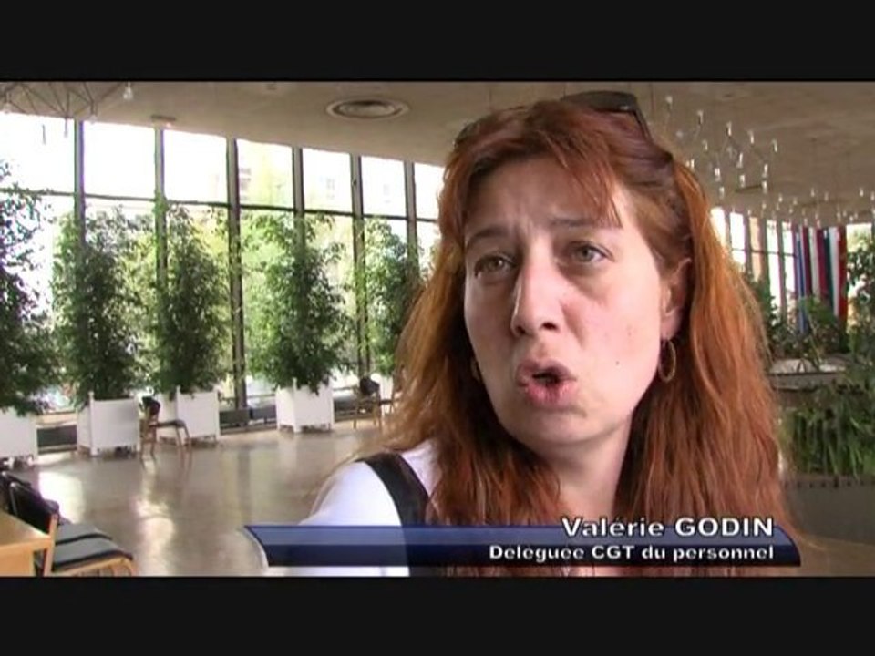 Manifestation des employés en mairie de Garges-les-Gonesse