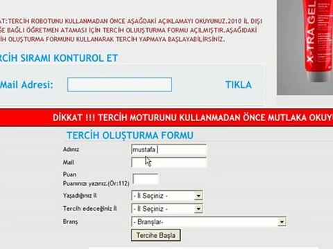 atamatercihi.com üye olma ve tercih oluşturma görsel anlatım
