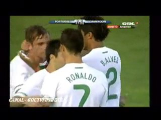 PORTUGAL 1-0 CAMERUN MEIRELES AMISTOSO 01-06-2010