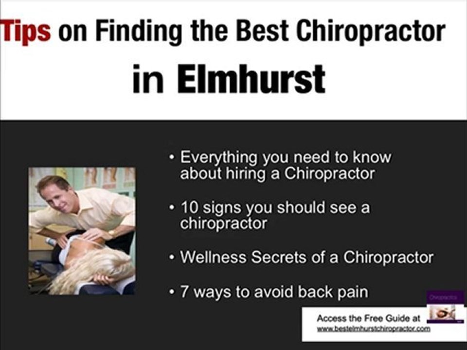 Best Elmhurst Chiropractor