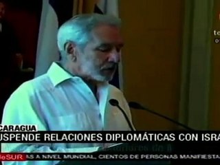 Nicaragua suspende relaciones diplomáticas con Israel