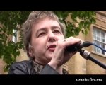 Freedom Flotilla Massacre protest | Kate Hudson (CND) | 2010