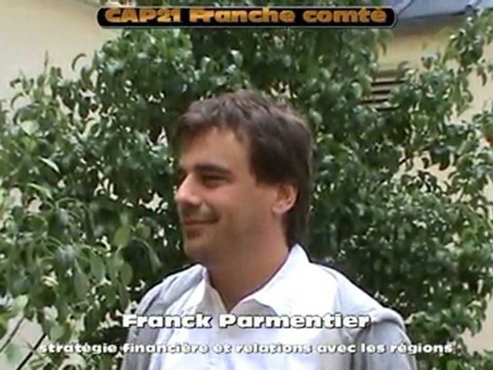 CAP21 : Franck Parmentier, trésorier