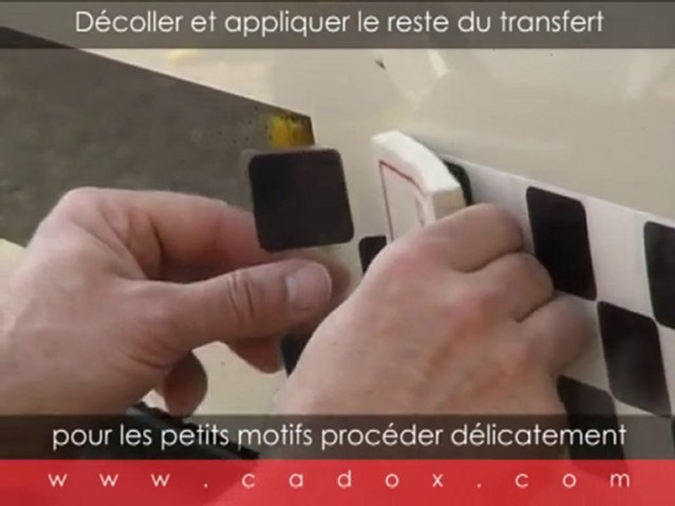 Décors transférables - Conseils de Pose