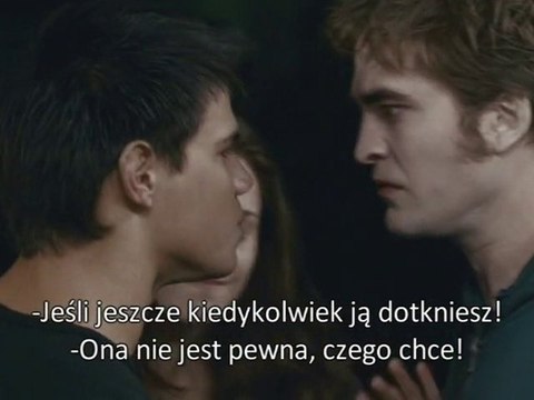 Jacob całuje Bellę! - Saga ZMIERZCH: Zaćmienie - fragment 1