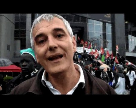 Laurent Cantet 1er juin 2010 Sans-papiers Bastille Vidéo2