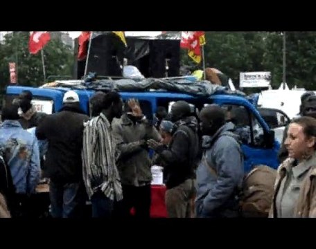 Manifestation sans-papiers Bastille 1er juin 2010