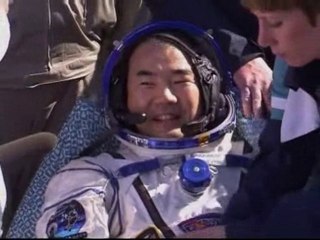 Astronauts from ISS arrive safely in Kazakhstan