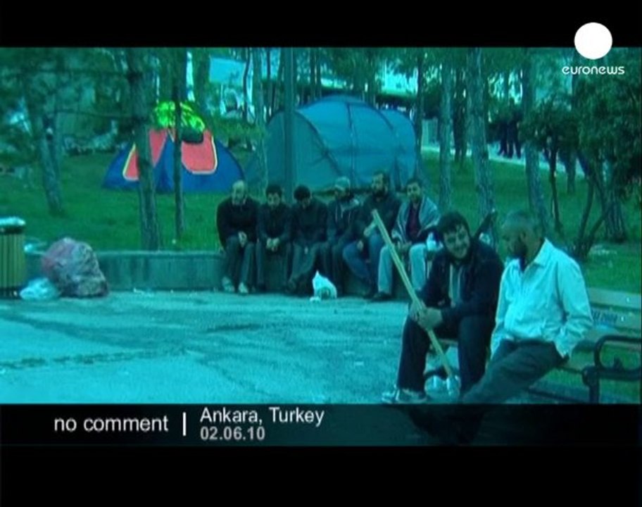 Turkey: pro-palestinian demonstration in Ankara - no comment