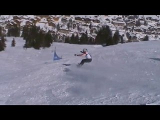 Slalom Géant Grand Bornand 27 fev 2010 1ère partie