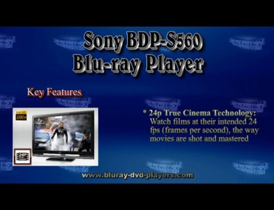 Sony BDP-S560 Blu-ray Player Review