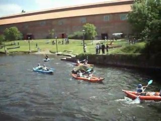 Départ défi des collèges 24h kayak mercredi 02 / 06 / 2010
