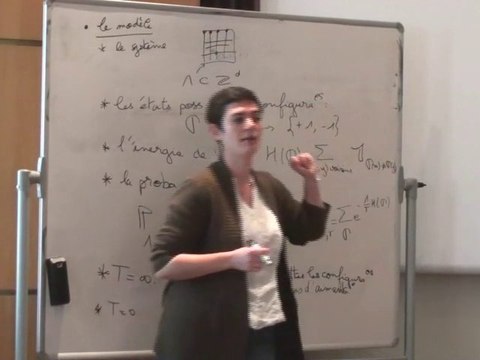 Transition de phase et probabilités - Marie Theret
