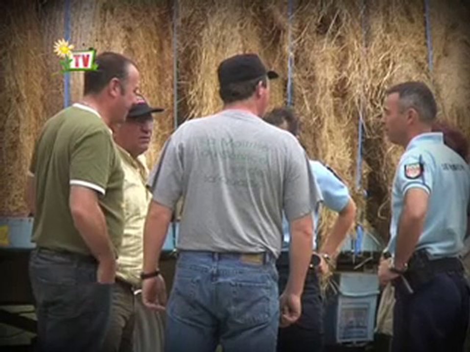 Livraison de fourrages aux sinistrés du Marais Breton