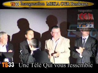 Inauguration du CGR le  jeudi 27 mai  à 18h30