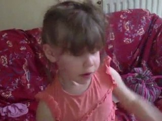 Ma fille en pleine répétition