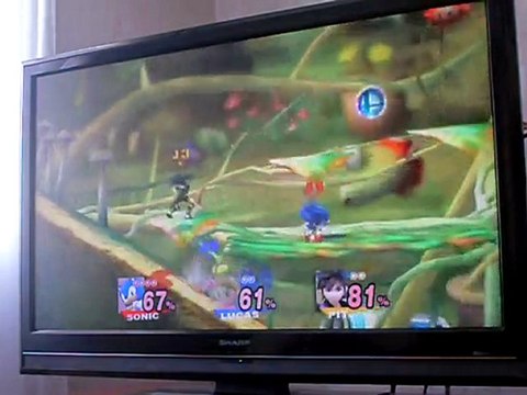 ssbb/ Sonic vs lucas vs pit