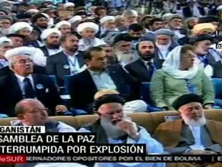 Tiroteos y explosiones interrumpen asamblea de paz en Afgani
