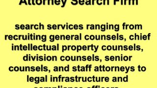 Attorney Search Firm And Attorney Job Search