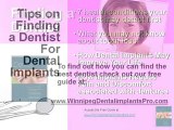 Choosing a Winnipeg Dentist for New Low Cost Dental Implants