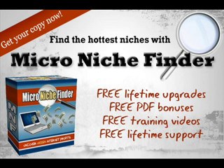 Use micronichefinder-Find out what people are looking ...