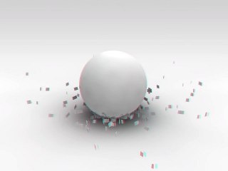 Anaglyph Sphere 3D test