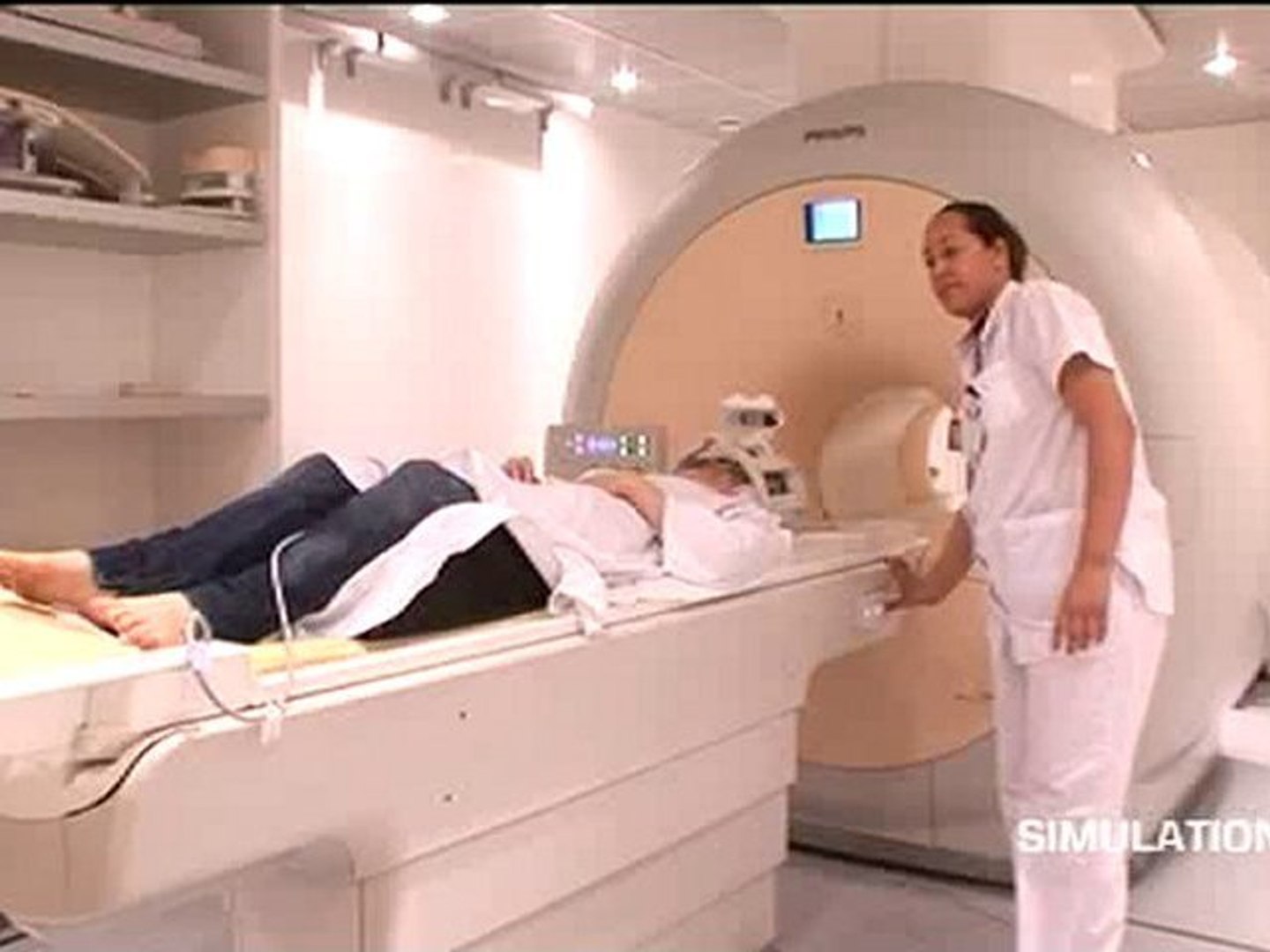 Simulation d'examen PET-IRM