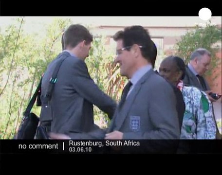 England arrives in South Africa - no comment
