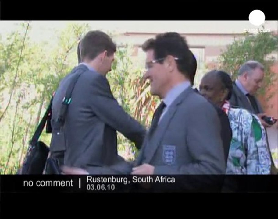 England arrives in South Africa - no comment